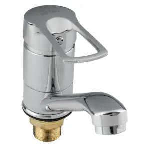 Смеситель s43 Ø40 для кухни гусь прямой 250мм на гайке TAU SM-1B244C (9843110) №2