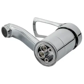 Смеситель s43 Ø40 для кухни гусь прямой 150мм на шпильке TAU SM-2B144C (9843120) №6