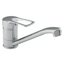 Смеситель s43 Ø40 для кухни гусь прямой 250мм на шпильке TAU SM-2B244C (9843130)