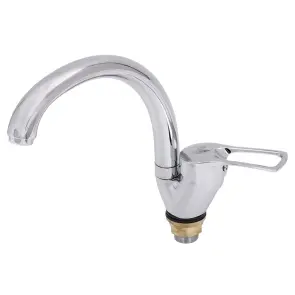 Смеситель s43 Ø40 для кухни гусь ухо на гайке TAU SM-4B144C (9843140) №2