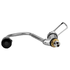 Смеситель s43 Ø40 для кухни гусь гофрированная на гайке TAU SM-4B644C (9843150) №3