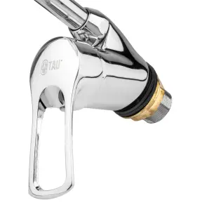 Смеситель s43 Ø40 для кухни гусь гофрированная на гайке TAU SM-4B644C (9843150) №6