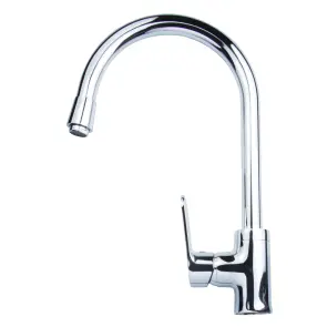 Смеситель MARMORE Ø35 для кухни J-излив на гайке CORSO DB-4B138C (9623100) №3