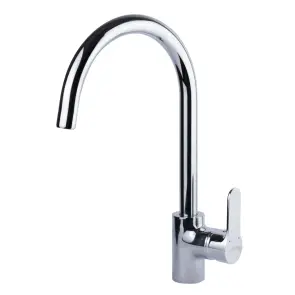 Смеситель RIVA Ø35 для кухни J-излив на гайке CORSO DE-4B139C (9629100) №1