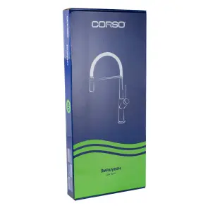 Смеситель ADDA Ø25 для кухни излил силиконовый черный на гайке CORSO 9635110 (EB-4B520C) №7