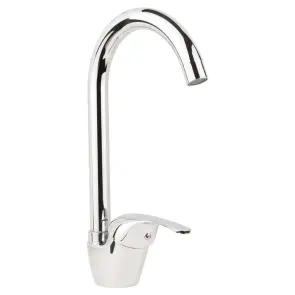 Смеситель s55 Ø40 для кухни излил высокое ухо на гайке AQUATICA (9755100) №1