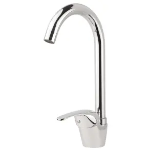 Смеситель s55 Ø40 для кухни излил высокое ухо на гайке AQUATICA (9755100) №3