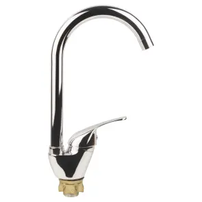 Смеситель s55 Ø40 для кухни излил высокое ухо на гайке AQUATICA (9755100) №4