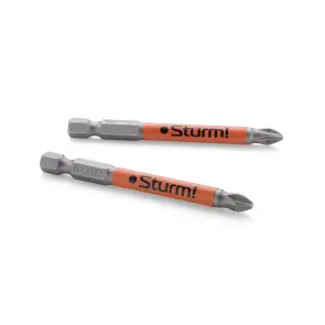 Биты S2 PH2x75 mm, 10шт (отрывная упаковка) Sturm 1271512 №1
