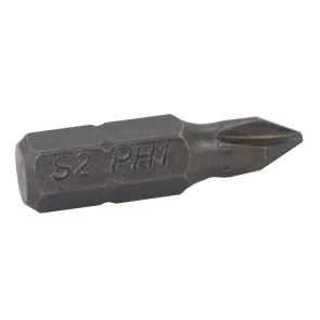 Биты S2 намагниченые PH1 x 25 mm, 20шт 1270101 №2