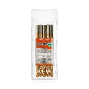 Сверло по металлу диам. 8 мм Sturm 1055-04-8S-B упаковка PVC 5 шт №2