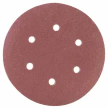 Шлифовальный круг 6 отверстий Ø150мм P120 (10шт) SIGMA (9122271)