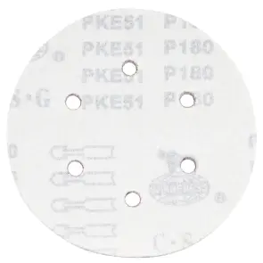 Шліфувальний круг 6 отворів Ø150мм P180 (10шт) SIGMA (9122291) №2