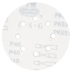 Шліфувальний круг 8 отворів Ø125мм P40 (10шт) SIGMA (9122631) №2