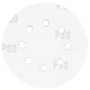 Шліфувальний круг 8 отворів Ø125мм P80 (10шт) SIGMA (9122651) №2