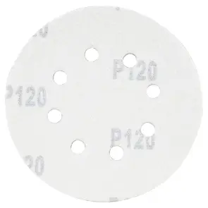 Шліфувальний круг 8 отворів Ø125мм P120 (10шт) SIGMA (9122671) №2