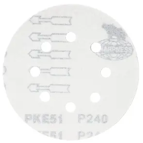 Шліфувальний круг 8 отворів Ø125мм P240 (10шт) SIGMA (9122711) №2