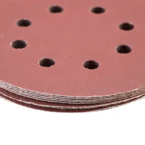 Шлифовальный круг 8 отверстий Ø125мм P320 (10шт) SIGMA (9122731) №4