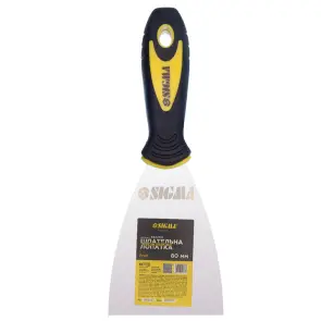 Шпательна лопатка нержавіюча Profi 80мм SIGMA (8322131) №2