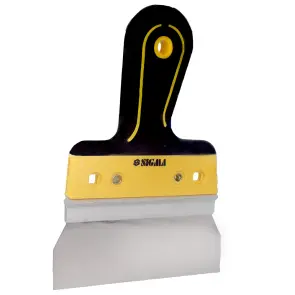 Шпатель нержавеющий фасадный Profi 150мм SIGMA (8322311) №6