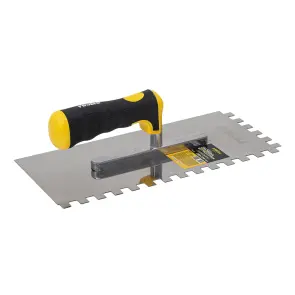Гладилка нержавіюча штукатурна Profi 280×130мм c зубом 10×10мм SIGMA (8327541) №2
