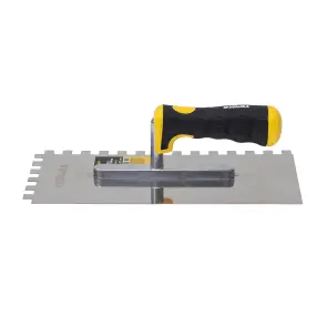 Гладилка нержавіюча штукатурна Profi 280×130мм c зубом 10×10мм SIGMA (8327541) №3