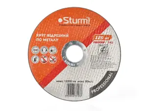 Круг отрезной по металлу (125 x 1.0 x 22.23 мм) Sturm 9020-125-10PRO №1