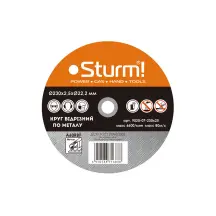 Круг отрезной по металлу Sturm 9020-07-230x25, 230x2.5x22