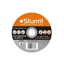 Круг отрезной по металлу Sturm 9020-07-125x20, 125x2.0x22