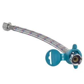 Шланг для води 1/2" ВВ 30см AQUATICA XA-5103 (9790603) №7