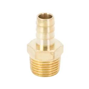 Штуцер для шланга 12мм MT ½" (латунь) SIGMA (7023651) №1