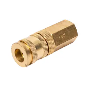 З'єднання швидкознімне посилене з фіксатором FT 1/4" (латунь) SIGMA (7021641) №5