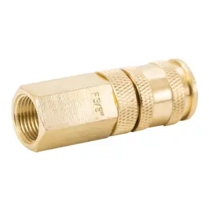 З'єднання швидкознімне посилене з фіксатором FT 3/8" (латунь) SIGMA (7021651) №4