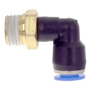 Штуцер цанговый (угловой) Ø6 МТ ¼" SIGMA (7027091) №1