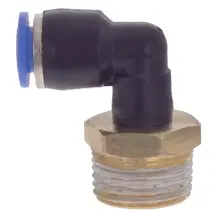 Штуцер цанговий (кутовий) Ø6 МТ 3/8" SIGMA (7027101)