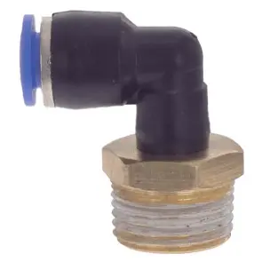 Штуцер цанговый (угловой) Ø6 МТ 3/8" SIGMA (7027101) №1