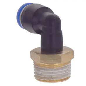 Штуцер цанговый (угловой) Ø6 МТ 3/8" SIGMA (7027101) №3