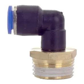 Штуцер цанговый (угловой) Ø8мм МТ ½" SIGMA (7027151) №1