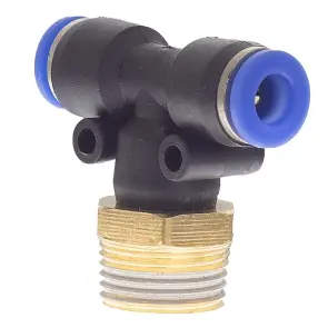 Штуцер цанговый Т Ø6мм МТ 3/8" SIGMA (7027341) №3