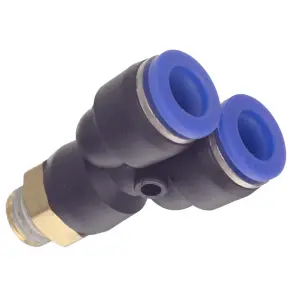 Штуцер цанговий (Y-подібний) Ø10мм МТ 1/4" SIGMA (7027851) №6