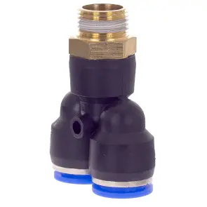 Штуцер цанговый Y Ø12мм МТ ⅜" SIGMA (7027901) №3