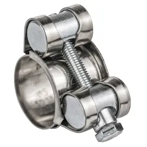 Хомут силовий нержавіючий 18мм Ø20-22мм (КРАТНО 10шт) SIGMA (2508031) №1
