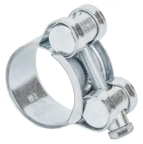 Хомут силовий оцинкований 18мм Ø26-28мм (КРАТНО 10шт) SIGMA (2509071) №1