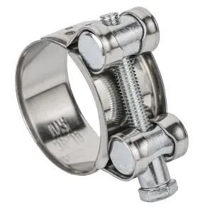 Хомут силовий нержавіючий 20мм Ø36-39мм (КРАТНО 10шт) SIGMA (2508121) №1