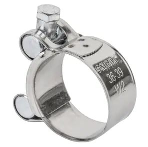 Хомут силовий нержавіючий 20мм Ø36-39мм (КРАТНО 10шт) SIGMA (2508121) №4