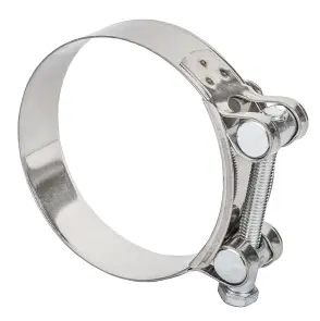 Хомут силовий нержавіючий 24мм Ø86-91мм (КРАТНО 5шт) SIGMA (2508251) №1