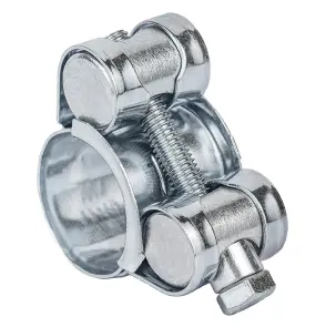 Хомут силовий оцинкований 18мм Ø17-19мм (КРАТНО 10шт) SIGMA (2509011) №1