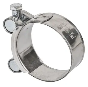 Хомут силовий нержавіючий 22мм Ø48-51мм (КРАТНО 5шт) SIGMA (2508161) №4