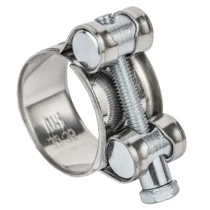 Хомут силовой нержавеющий 20мм Ø32-35мм (КРАТНО 10шт) SIGMA (2508101) №1