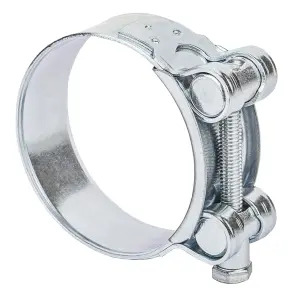 Хомут силовий оцинкований 22мм Ø56-59мм (КРАТНО 5шт) SIGMA (2509181) №1